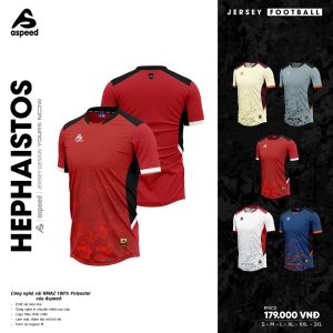 Áo bóng đá Aspeed – BST GODS: Những Vị Thần Sức Mạnh: HEPHAISTOS – Thần Lửa